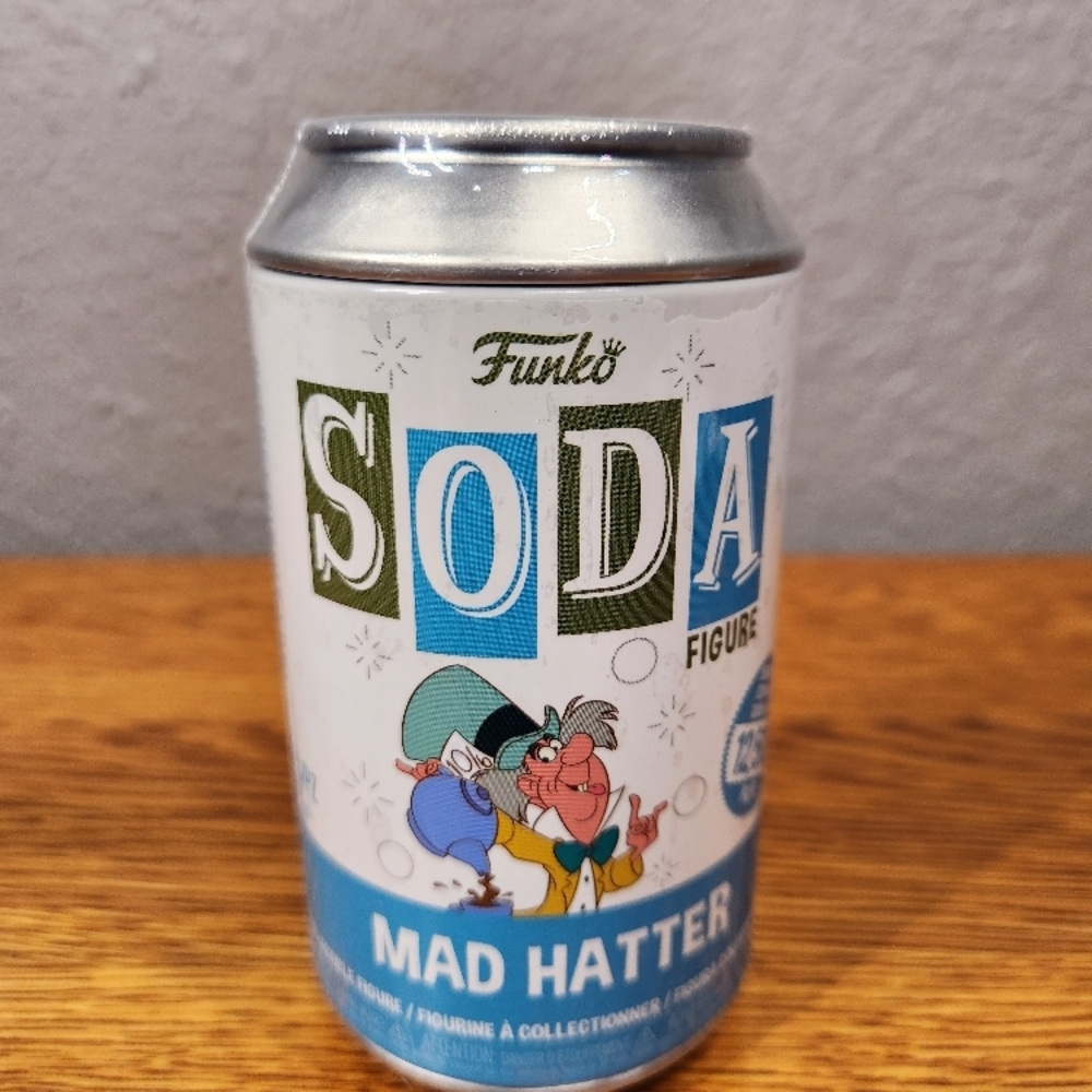 Funko Soda Mad Hatter Collectible Can - White & Light Blue